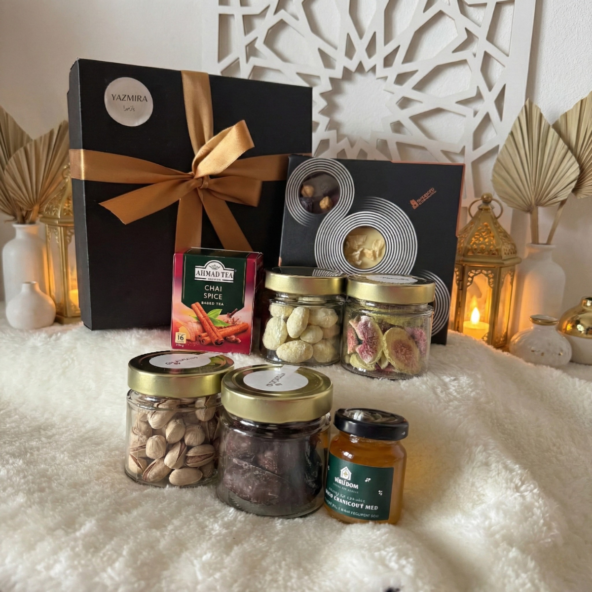 Coffret cadeau coucher de soleil ambré