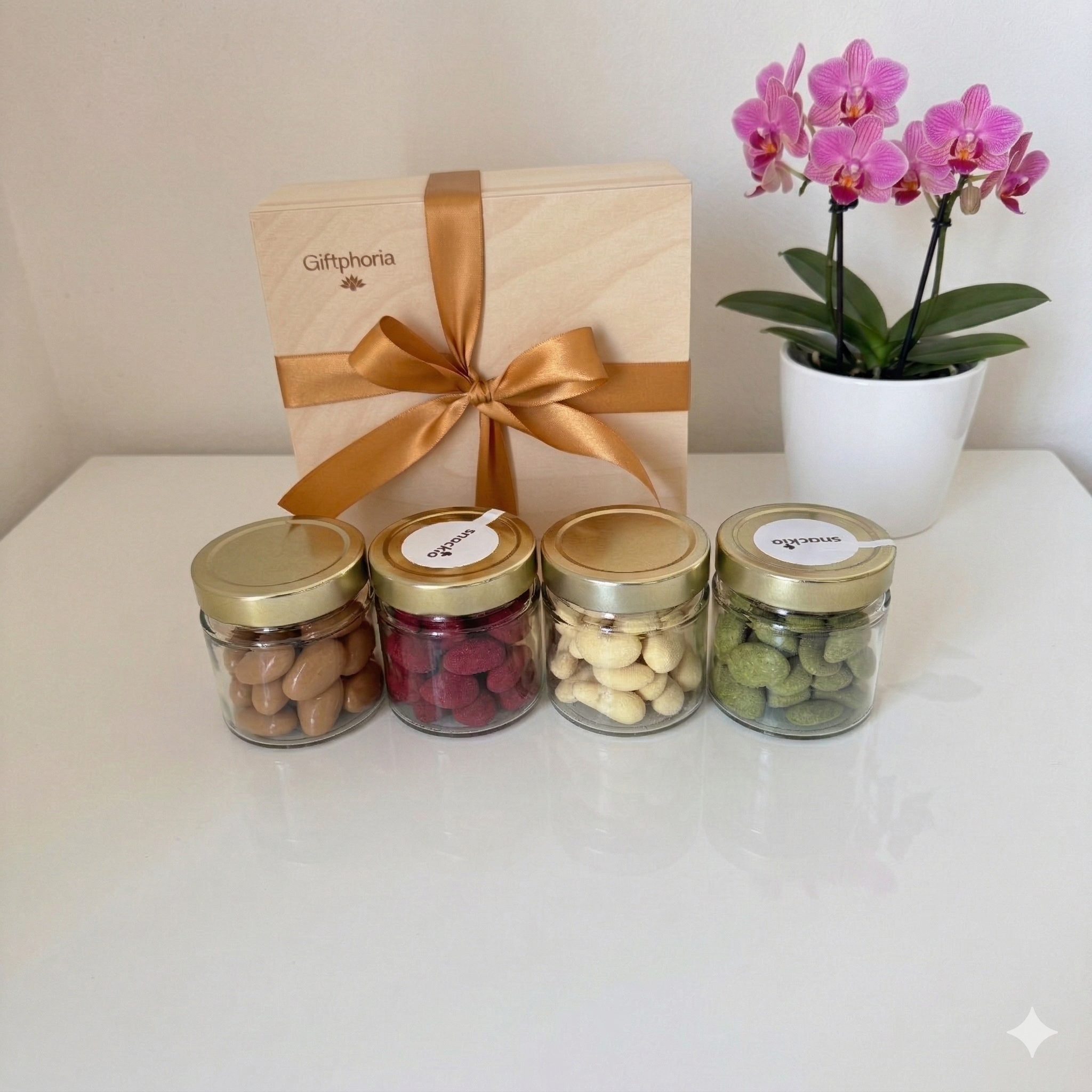 Golden Snack Collection – Mango & Framboos